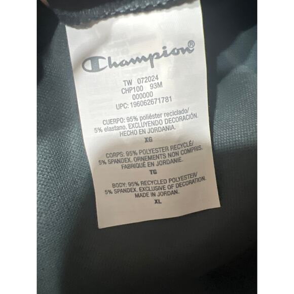 Champion Unisex Sport Hooded Fleece Sweatshirt Color Stealth Size XL NWOT $60 - Picture 13 of 13